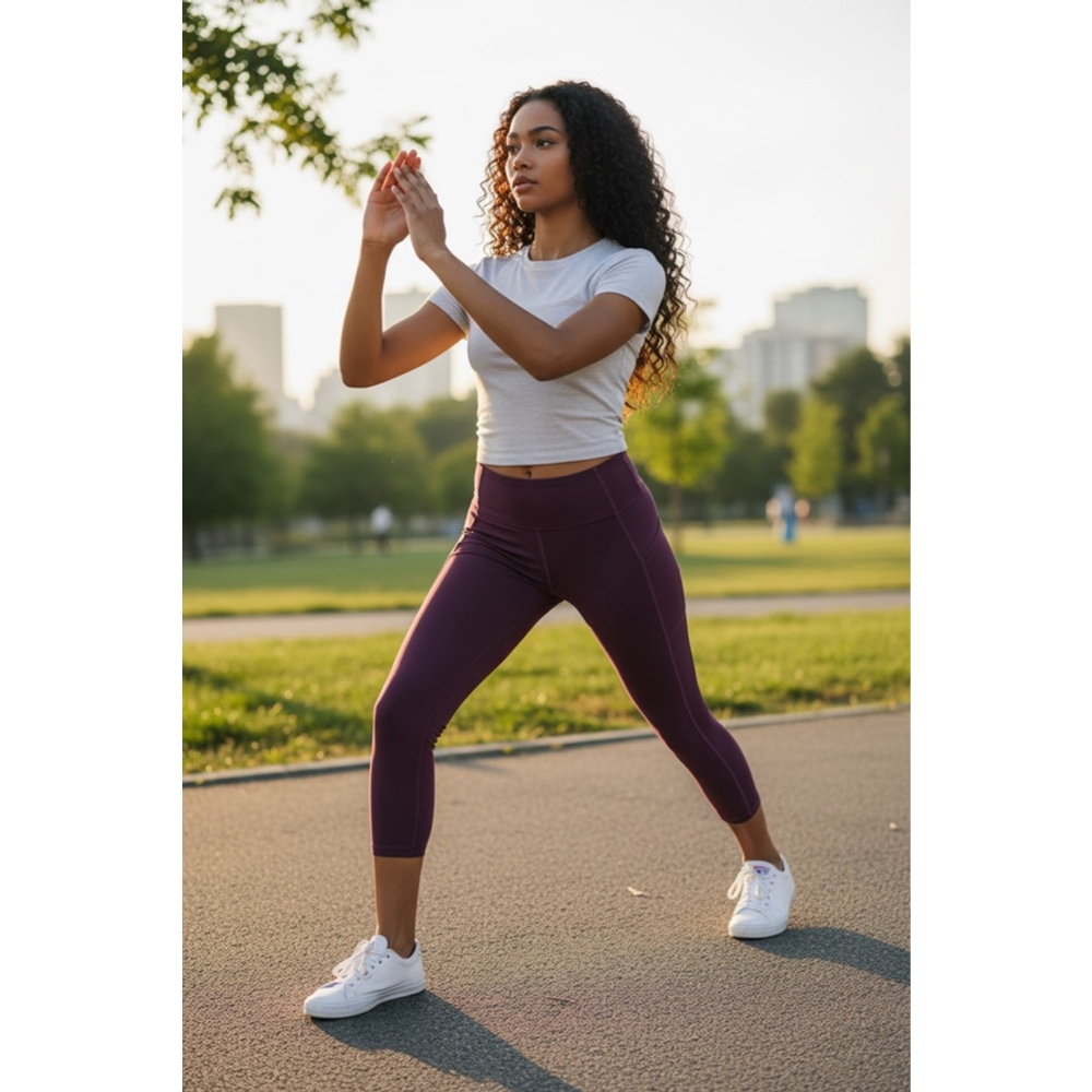 Fabletics Maroon Leggings S